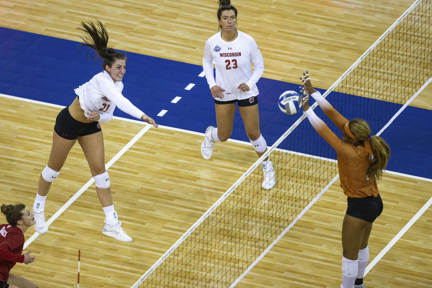 NCAA Texas Wisconsin Volleyball